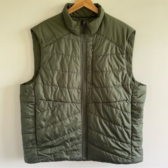 5.11 Tactical Men's Peninsula Insulator Packable Vest Moss Size XL - Picture 1 of 10